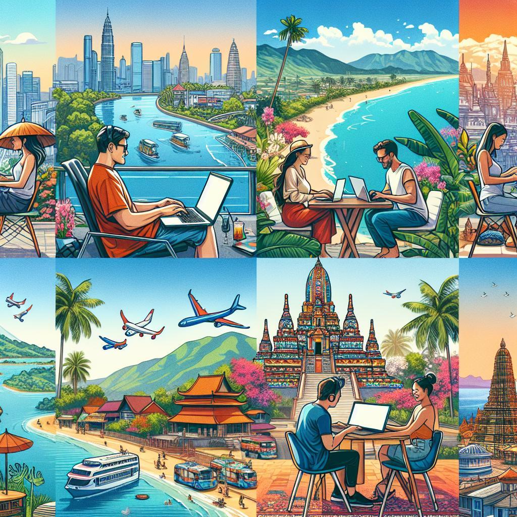 5 Asian Countries Allow Digital Nomads 3-Month Visa-Free Stay