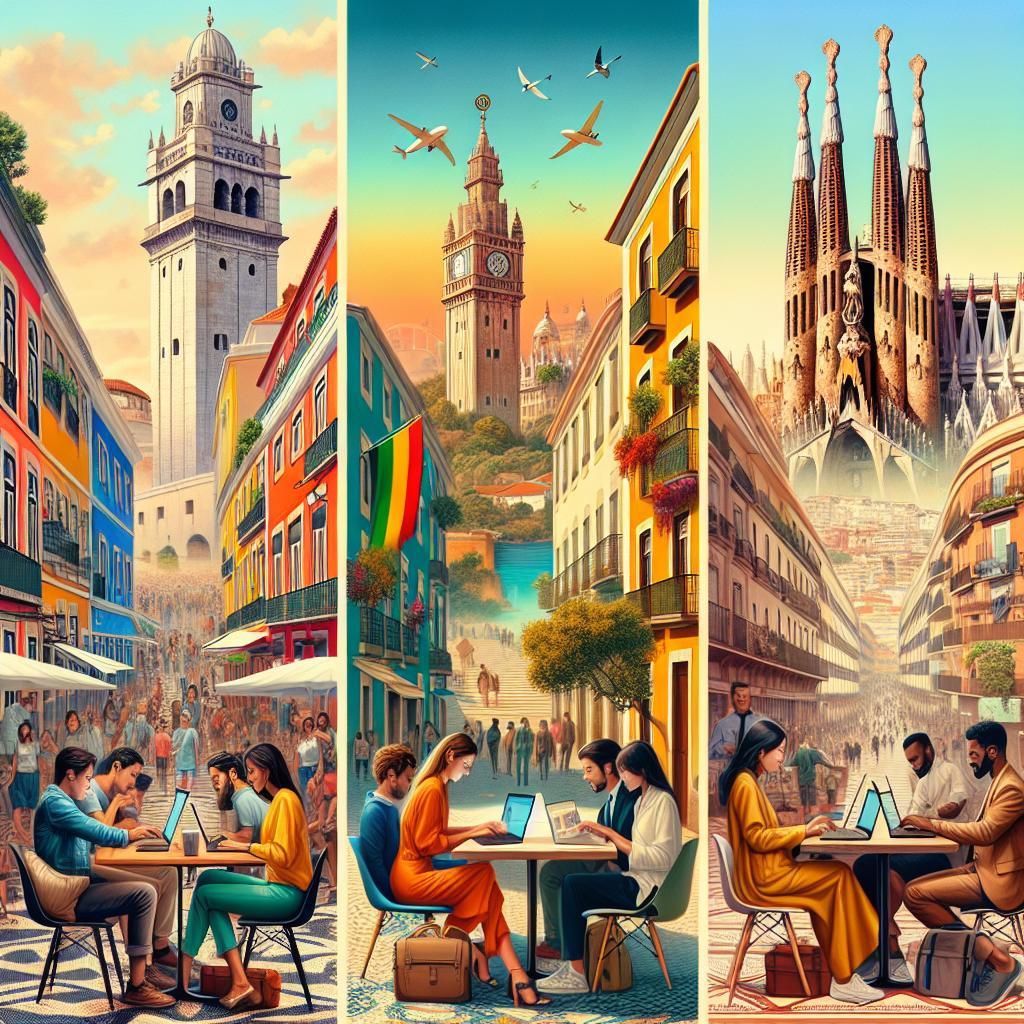 Best Countries for Digital Nomads: Portugal, Spain, and Italy