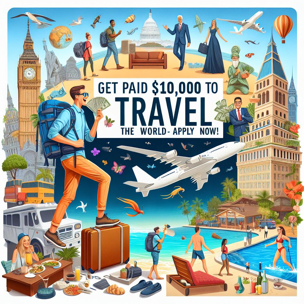 Earn $10,000 to Travel Globally as Chief Nomad Officer