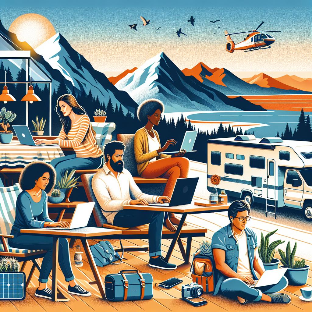 Explosive Growth of Digital Nomads in America Boosts Remote Work Trends
