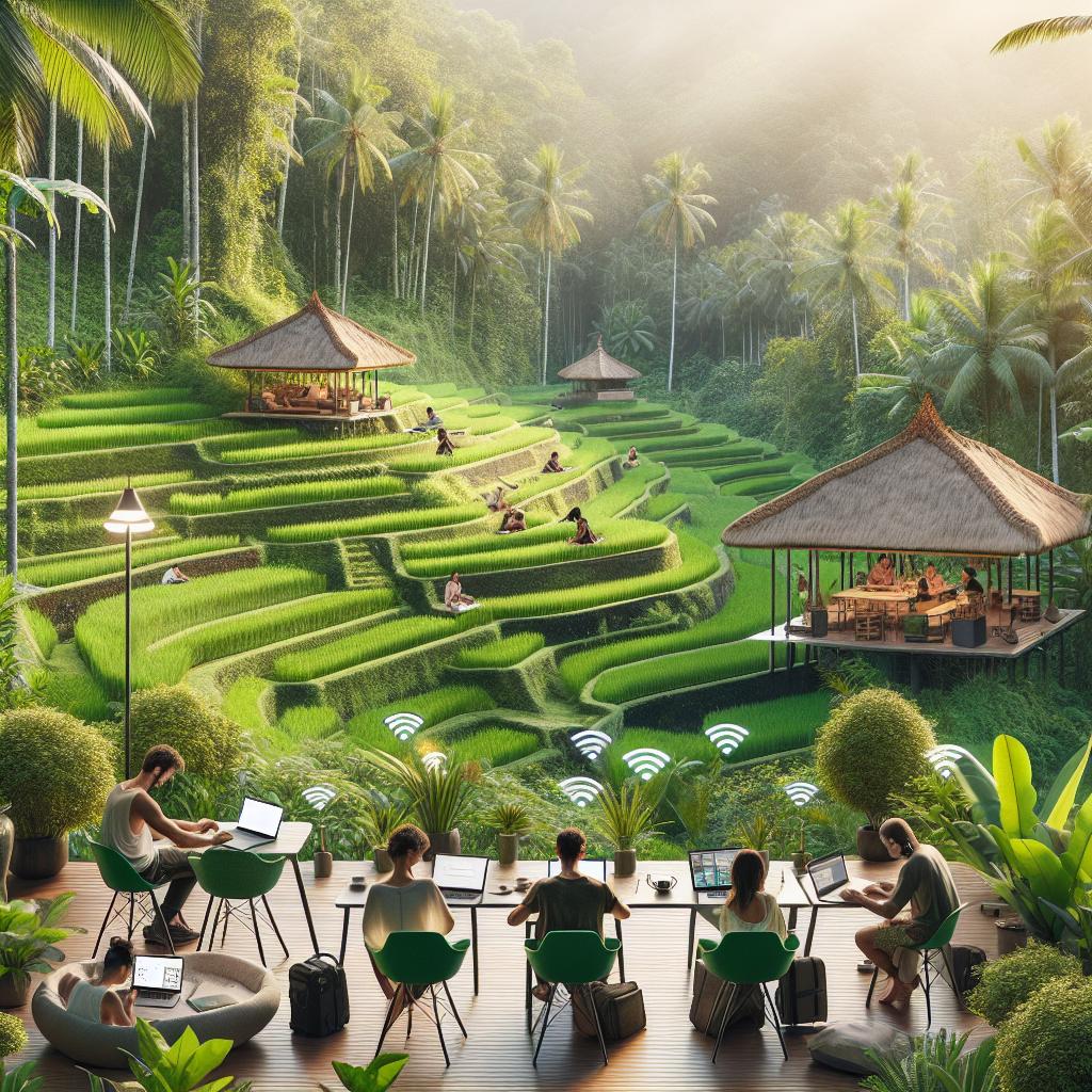 Improved Internet Services Attract Digital Nomads to Ubud, Bali