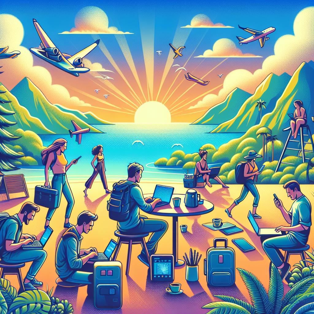 Rapid Rise of Digital Nomads: Transforming Work in America