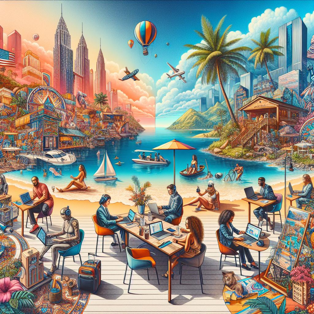 Rising Digital Nomadism: 10% of US Workers Go Remote