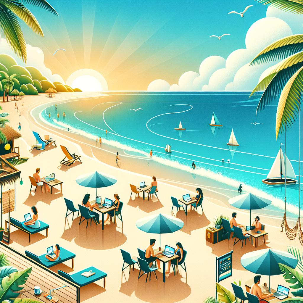 Top 4 Beaches Perfect for Digital Nomads Recommended by Experts